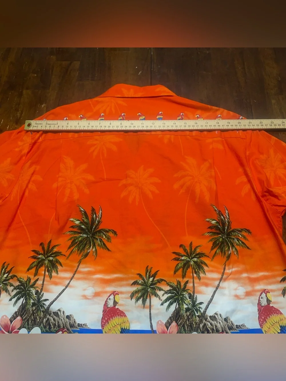 Vintage Pacific Legend Hawaiian Shirt Mens Size XL Button Up Parrots Hawaii USA